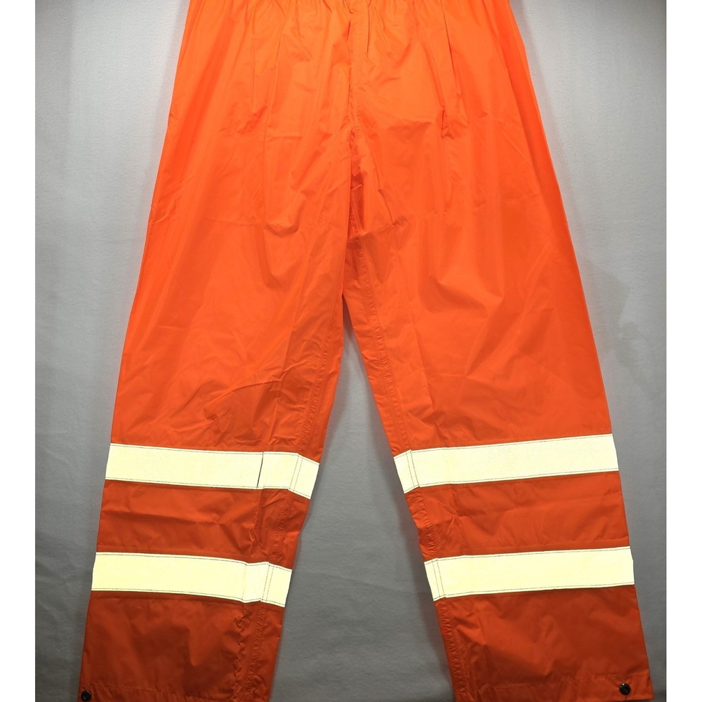 Portwest Hi-Vis Rain Trousers Orange Waterproof Reflective Mens XXL NWT